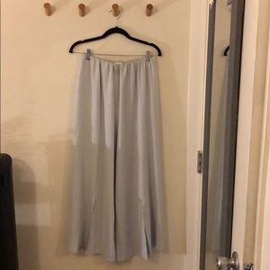 Sky Blue Flowly Culottes